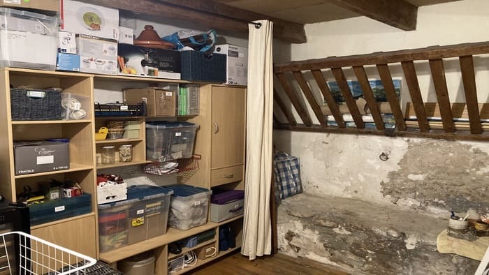 Espace de stockage après une réalisation de home organising