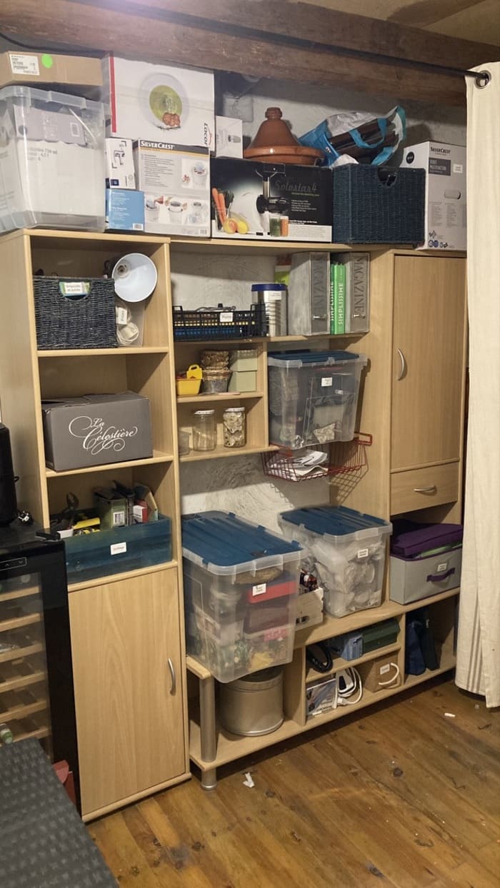 Espace de stockage après une réalisation de home organising