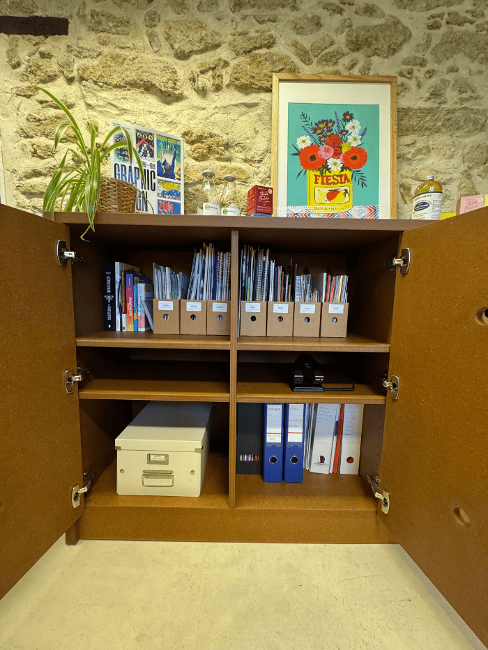 Espace professionnel optimisé après une réalisation de office organising